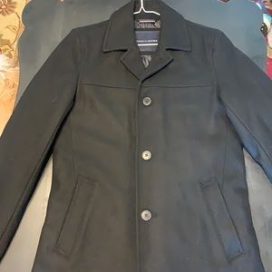 Mens Tommy Hilfiger wool coat, size medium